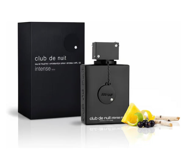 Armaf Club de Nuit Intense men's eau de toilette spray, black bottle and box