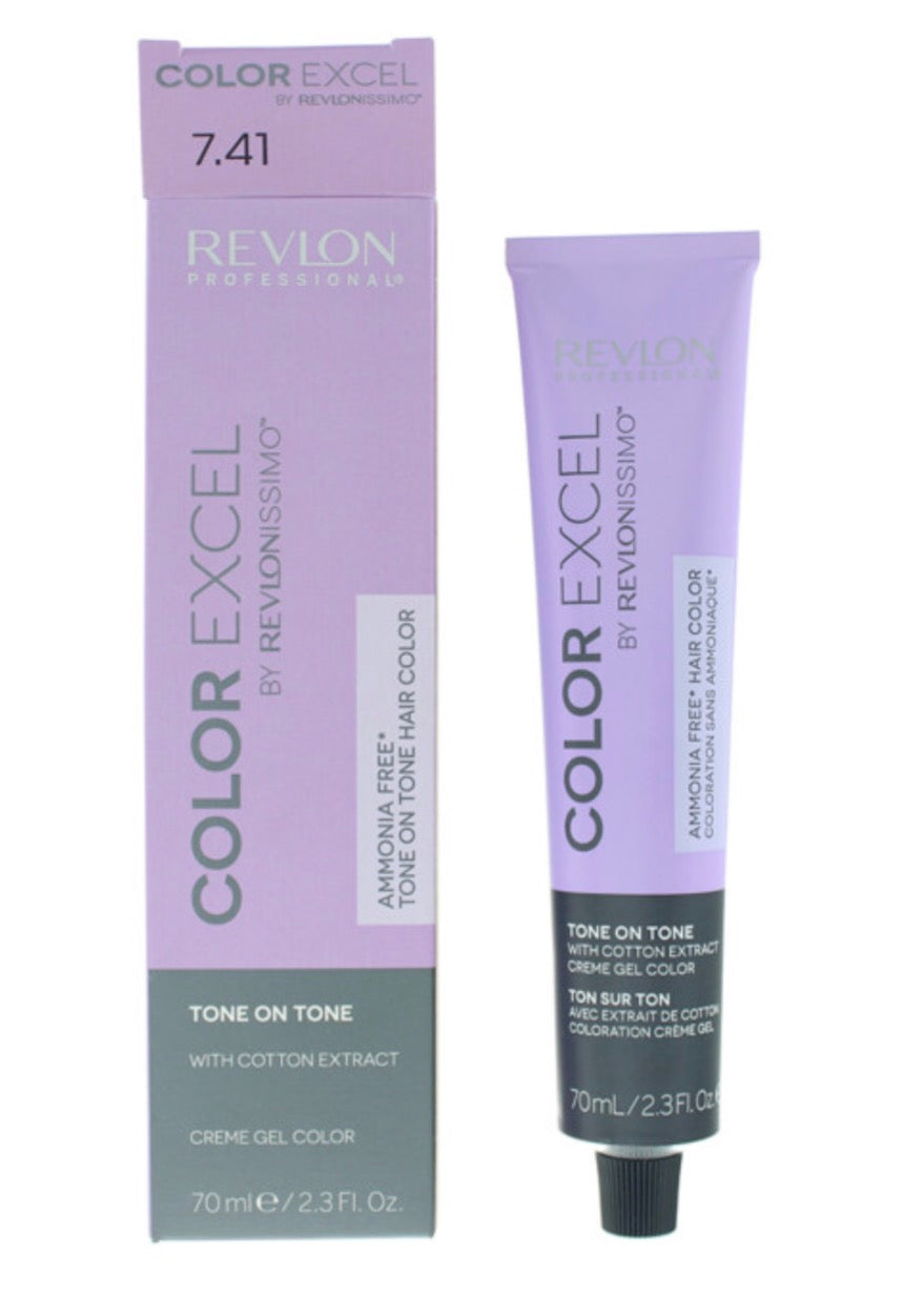 Revlon Revlonissimo Colorsmetique Colour Excel 70ml - 7.41 Dark Chestnut Ash Blonde