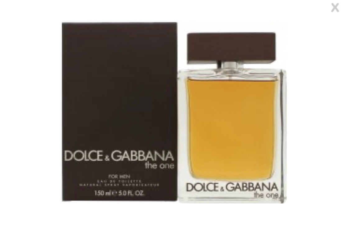 Dolce & Gabbana The One for Men eau de toilette bottle with matching box, 150 ml